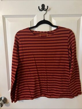 Gudrun Sjoden Cotton Striped Long-Sleeve Tee